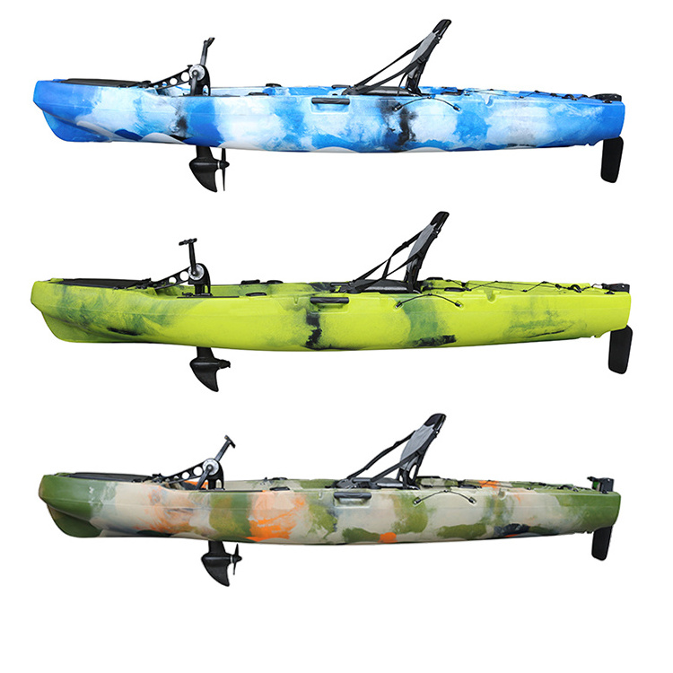 High Quality OEM Customized One Person Boat Proppler Pedal Kayak, Kayak De Pesca A Pedal