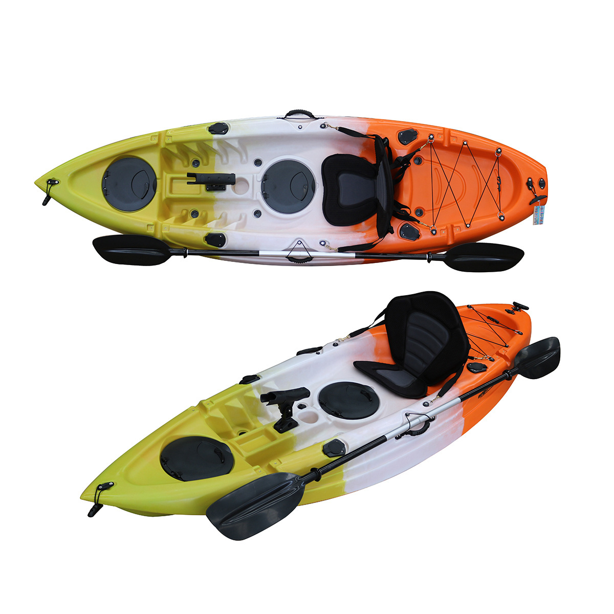 Single plastic  Fishing Speed Rowing Boats Sit on Top Touring Kayak