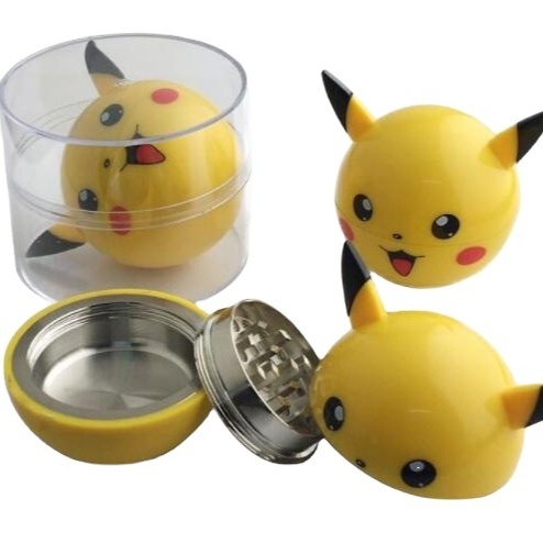 Pikachu New Hot Selling Products 2.5 Concave Surface 4 Inch Herb Grinder For Christmas Gift