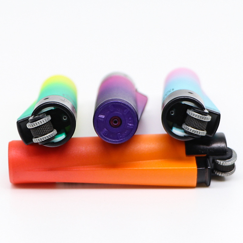 Best Seller New Plastic Flint Lighters Sanding Wheels for Cigarette Use Gas Lighter Wholesale Custom Flame Type