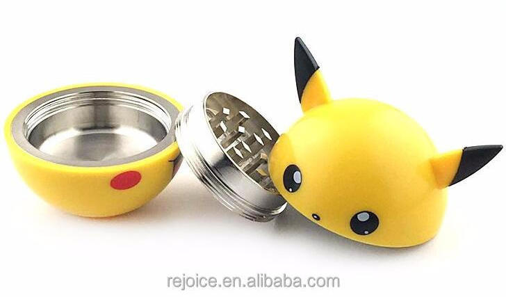 Pikachu New Hot Selling Products 2.5 Concave Surface 4 Inch Herb Grinder For Christmas Gift