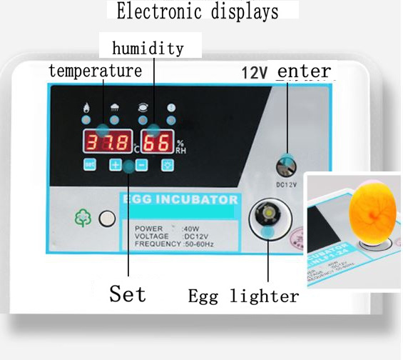 Hot sell dual power fully automatic chicken egg incubator