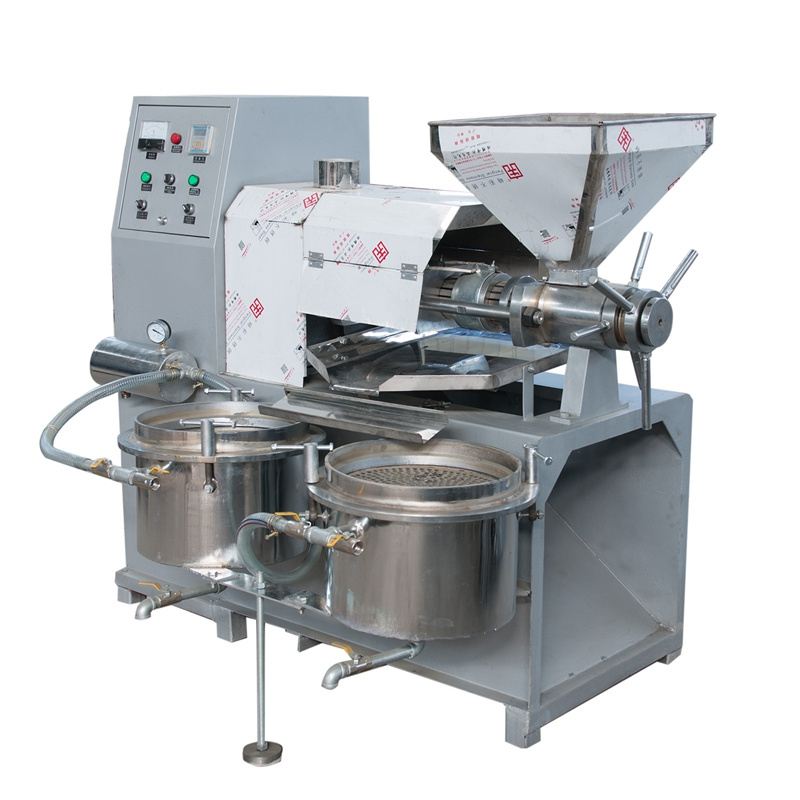 Low cost 6YL-100T olive oil cold press oil machine combined screw oil press