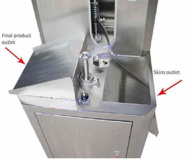 Automatic pineapple and coconut peeling machine