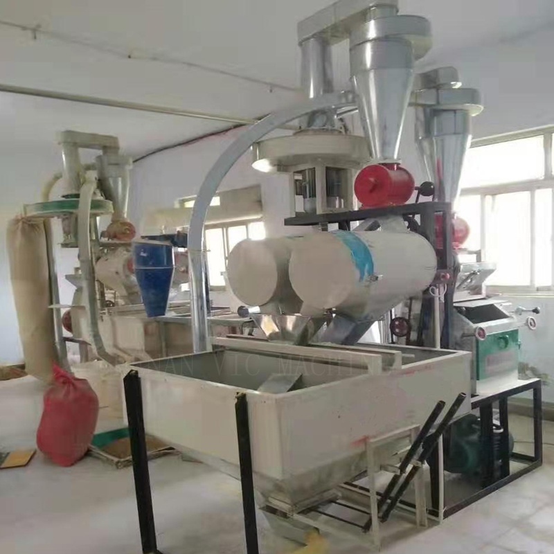 Automatic seperation flour and bran rice corn flour mill maize wheat flour milling machine