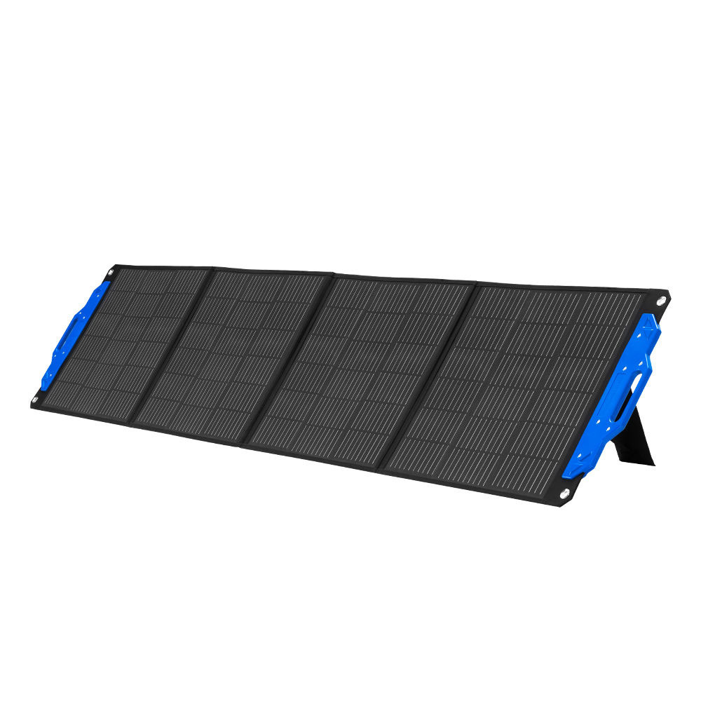 ATEM POWER Super Light 200W Portable Solar Panel Camping Foldable Solar Blanket For Battery Phone Laptop USB DC Charge