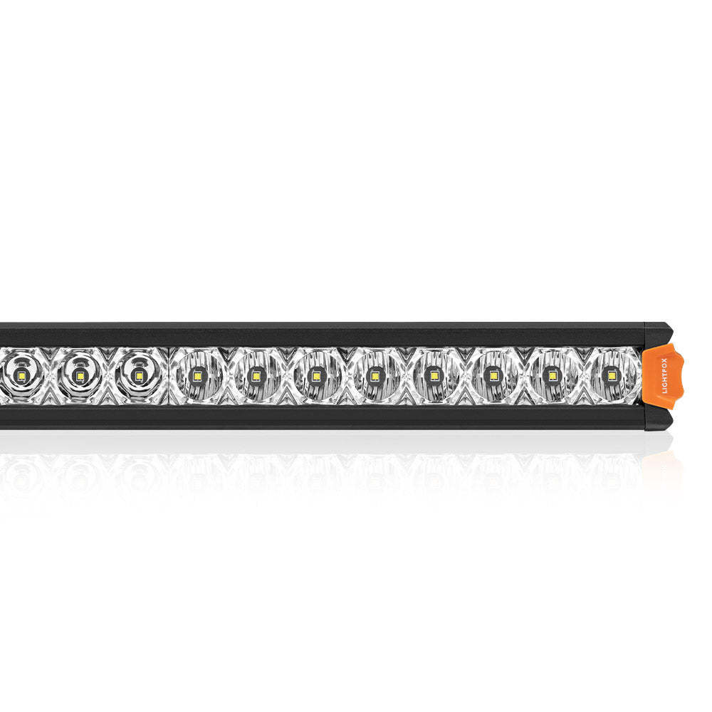 LIGHTFOX 100W IP68 Offroad 4x4 Car 40 inch Single Row LED Light Bar For Offroad