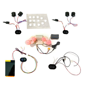 Custom 12v 24V heating cooling vibration accessories with 3 level control switch for car seat