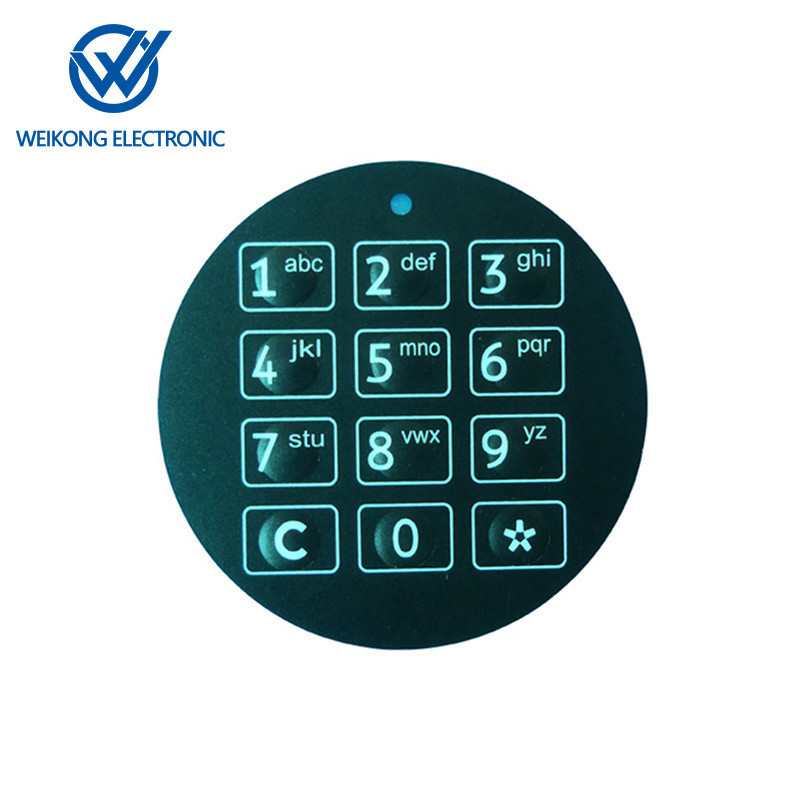 Membrane Switch with LED Illuminated keypad LGF Membrane Switch LEXAN Control Panel