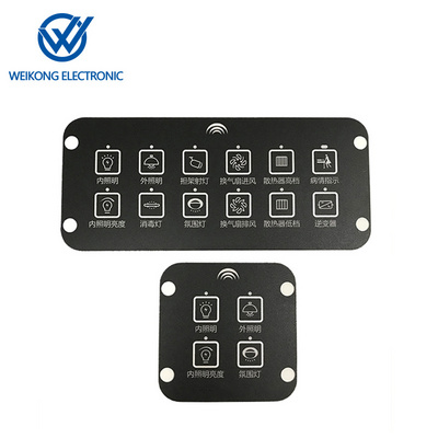 Membrane Switch with LED Illuminated keypad LGF Membrane Switch LEXAN Control Panel