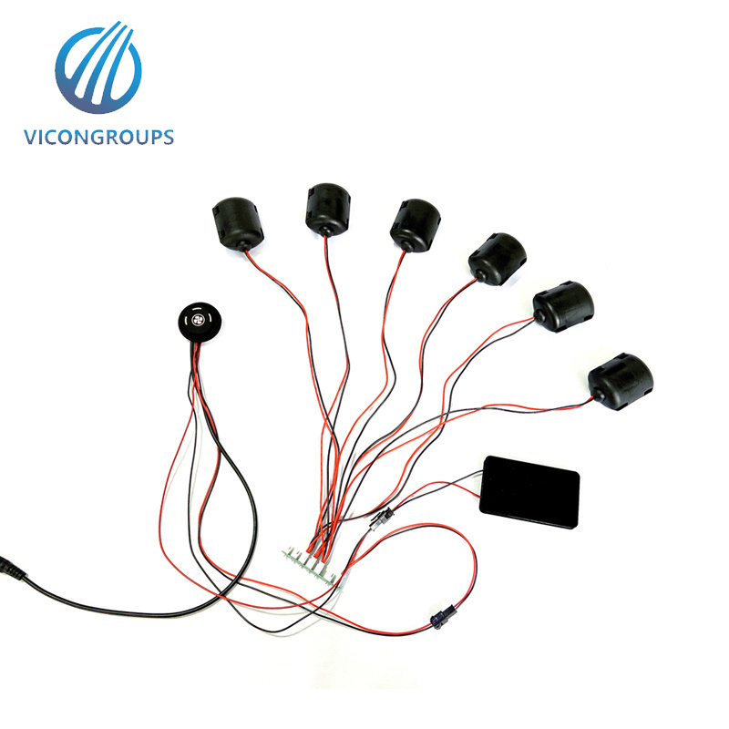 Custom 12v 24V heating cooling vibration accessories with 3 level control switch for car seat