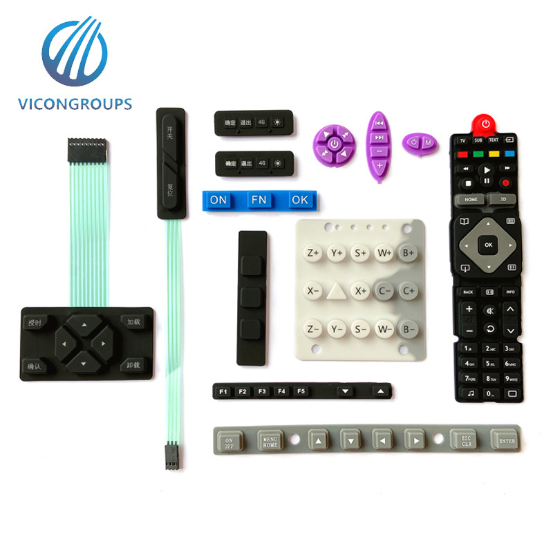 silicone rubber push buttons 3 level temperature controlled on off switch push button switch