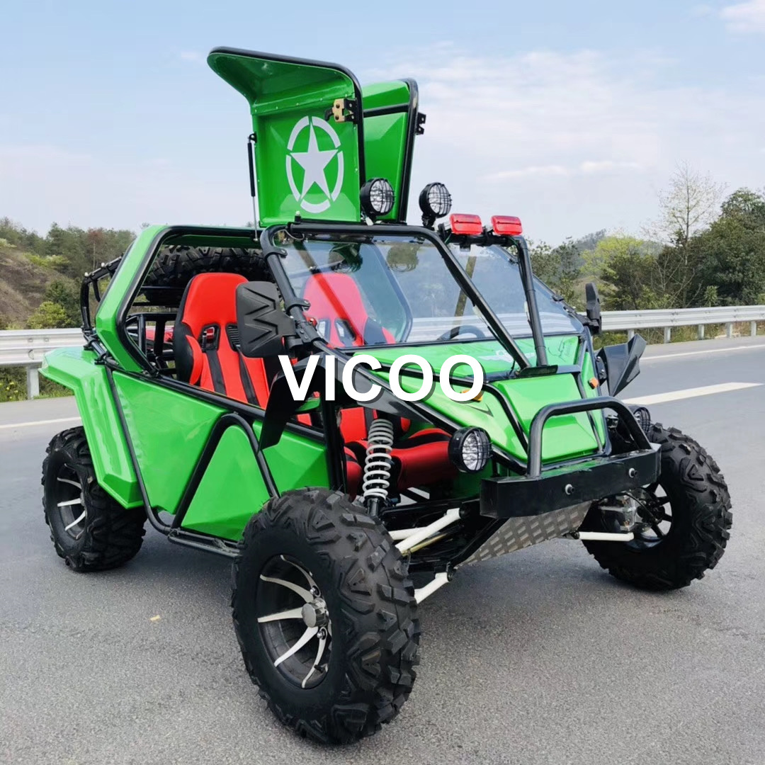 Vicoo 200cc petrol GY6 engine dune buggy two seat go kart