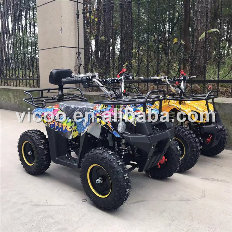 Chinese atv quad bike 2 stroke four wheeler mini moto 50cc automatic atv