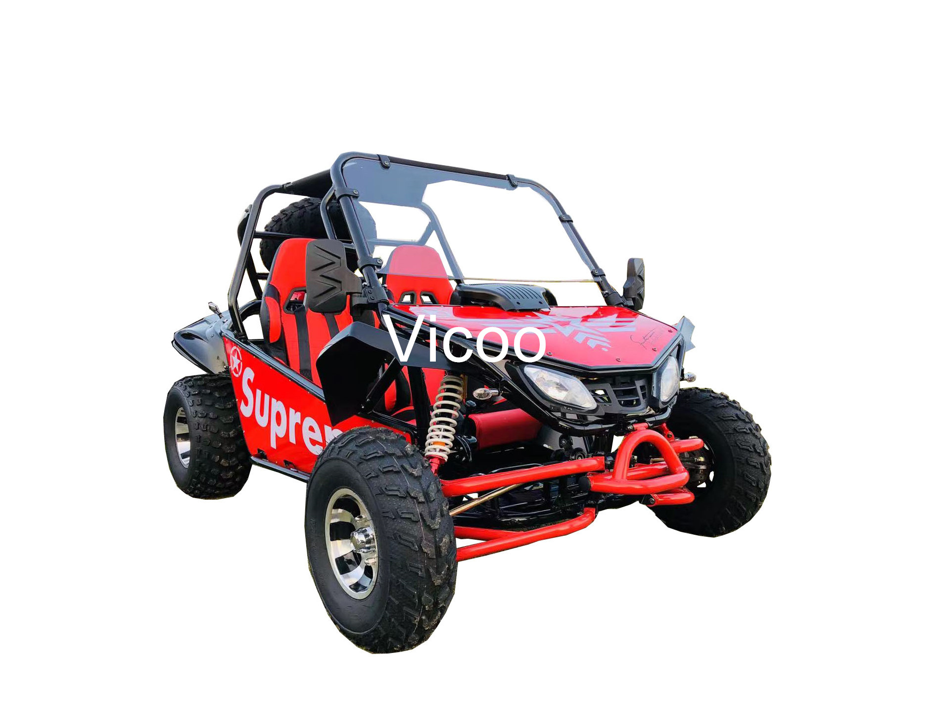 Vicoo 200cc automatic go karts for adult off road racing go kart