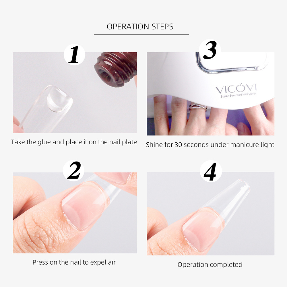 New Arrival 15g Tube OEM Private Label Professional Nail Supplies Gel x Nail Tip Glue Gel For Nail Extension