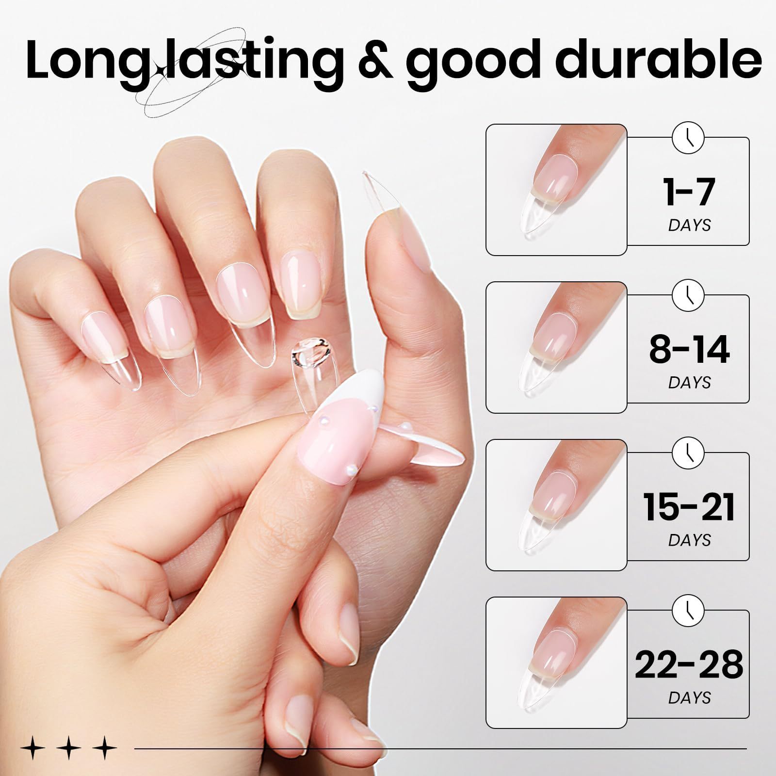 VICOVI 2024 Custom Logo 30g Solid Nail Glue for Acrylic Nails & UV Gel Tips Glue on Nails Art