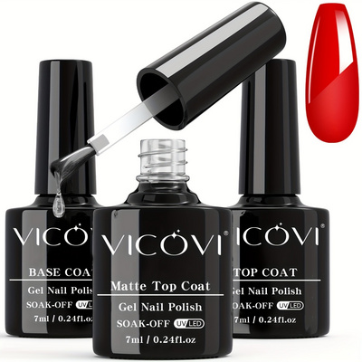 OEM/ODM 7ml Professional UV Gel Nail Polish Super Shine Clear Base Coat & Top Coat Soak-Off No Wipe Top Coat