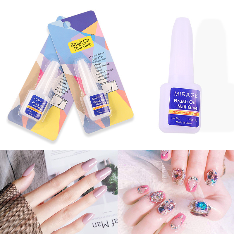 Best Selling Eco-friendly non Toxic Strong Strength Nail Glue False Artificial Nail Adhesive Glue