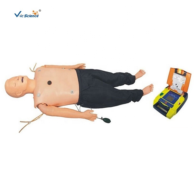 medical teaching dolls ACLS Training Manikin (CPR ,patient Simulating,AED) nursing manikin