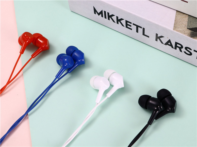 Factory price CY-055 Sports headset universal Headphones in Ear with Mic Stereo CY055 wired earphones with 3.5mm plug