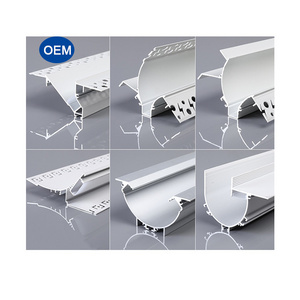 Small Aluminum Led Strip Profile Housing Wall Mount Aluminium Led Profile For Strip Lights