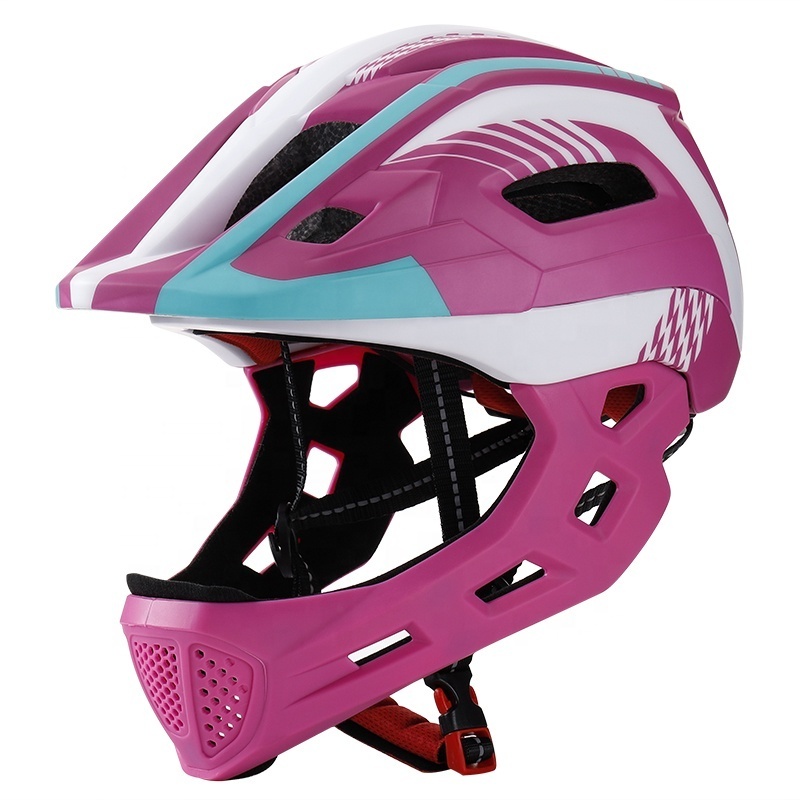 VICTGOAL kids full face pink cute  skate ski scooter outdoor sport helmet dirt bike helmet for children bicycle helmet