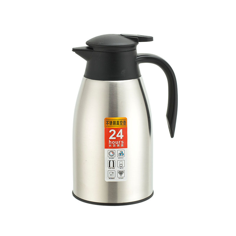 SS304 Thermal Coffee Carafe Server 1.5L 2L Double Wall Tea Water Coffee Dispenser Insulated Vacuum Flask