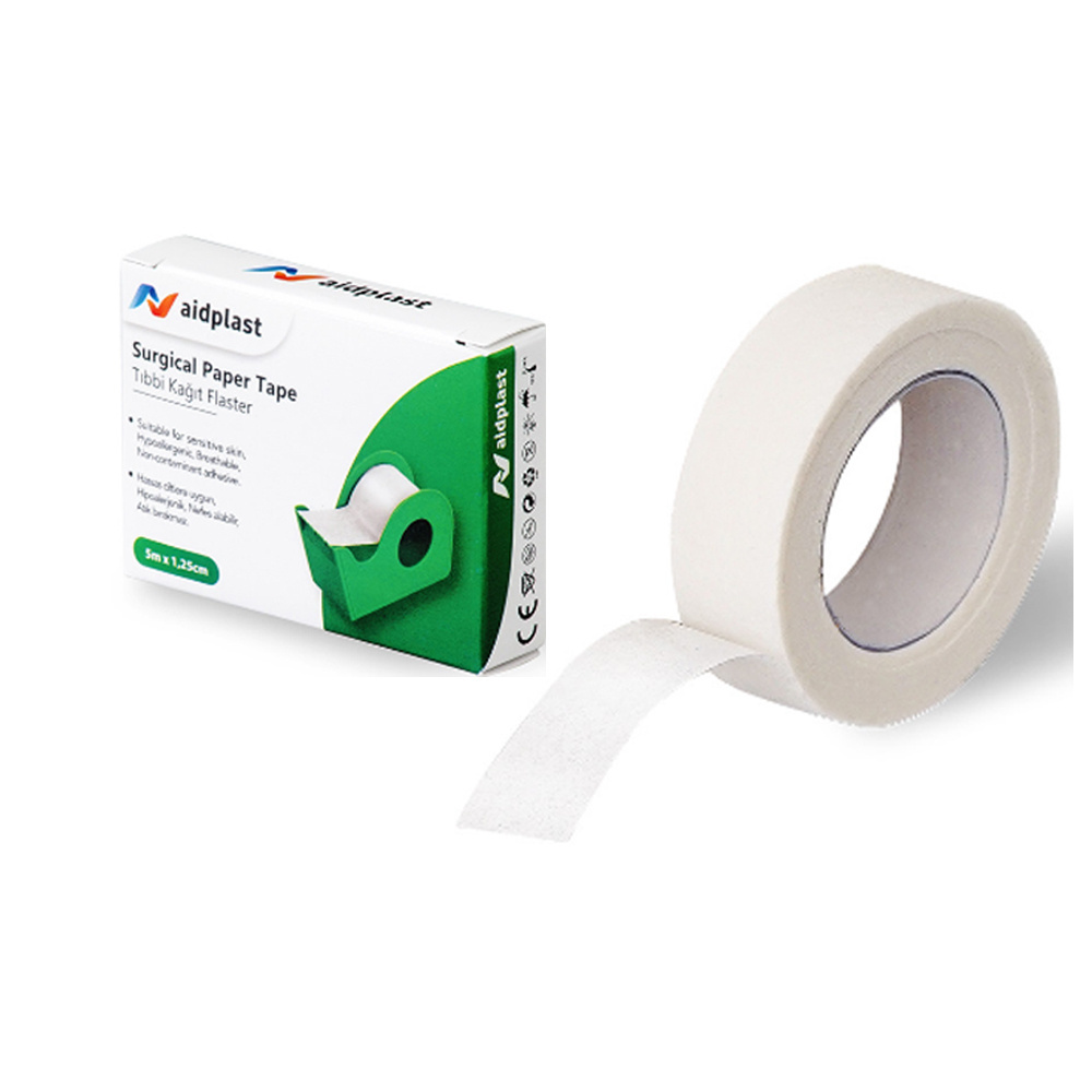 New Collection Aidplast Surgical Paper Tape  Available At Low Price From Trusted Exporter