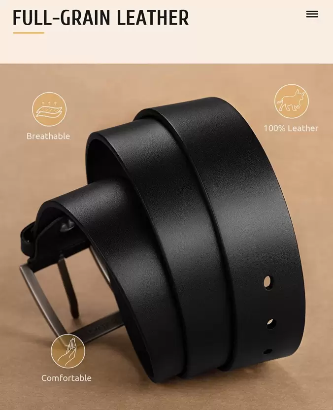 Genuine leather belts from Pakistan Classic Buckle Leather Belt Automatic Buckle Cow Belt Fashion Beautiful Business For Men