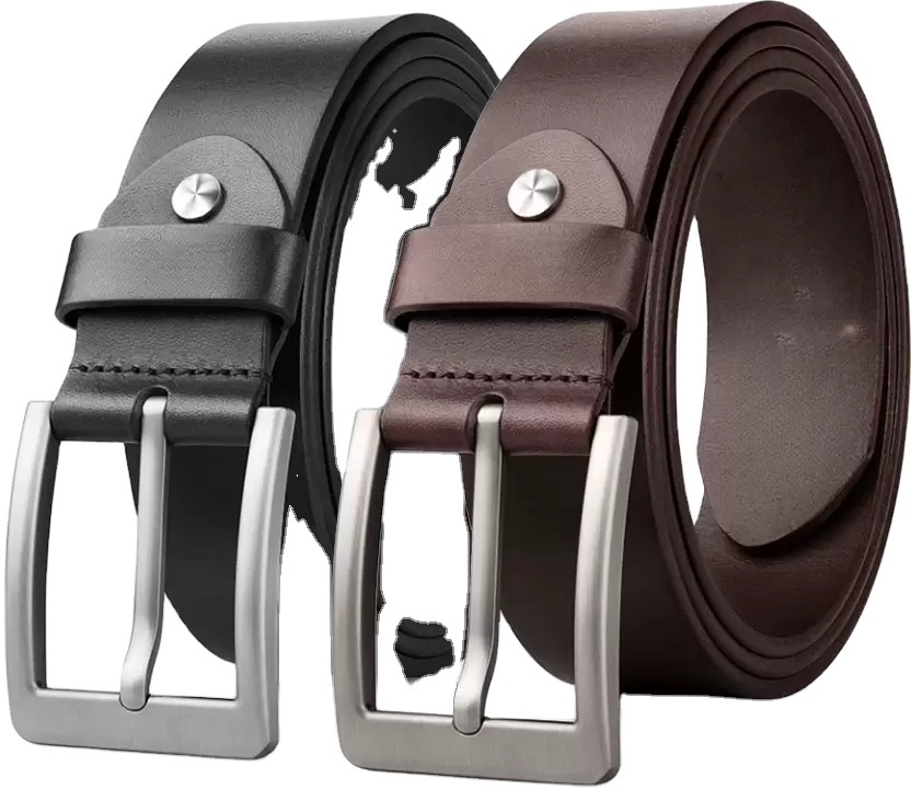 Genuine leather belts from Pakistan Classic Buckle Leather Belt Automatic Buckle Cow Belt Fashion Beautiful Business For Men