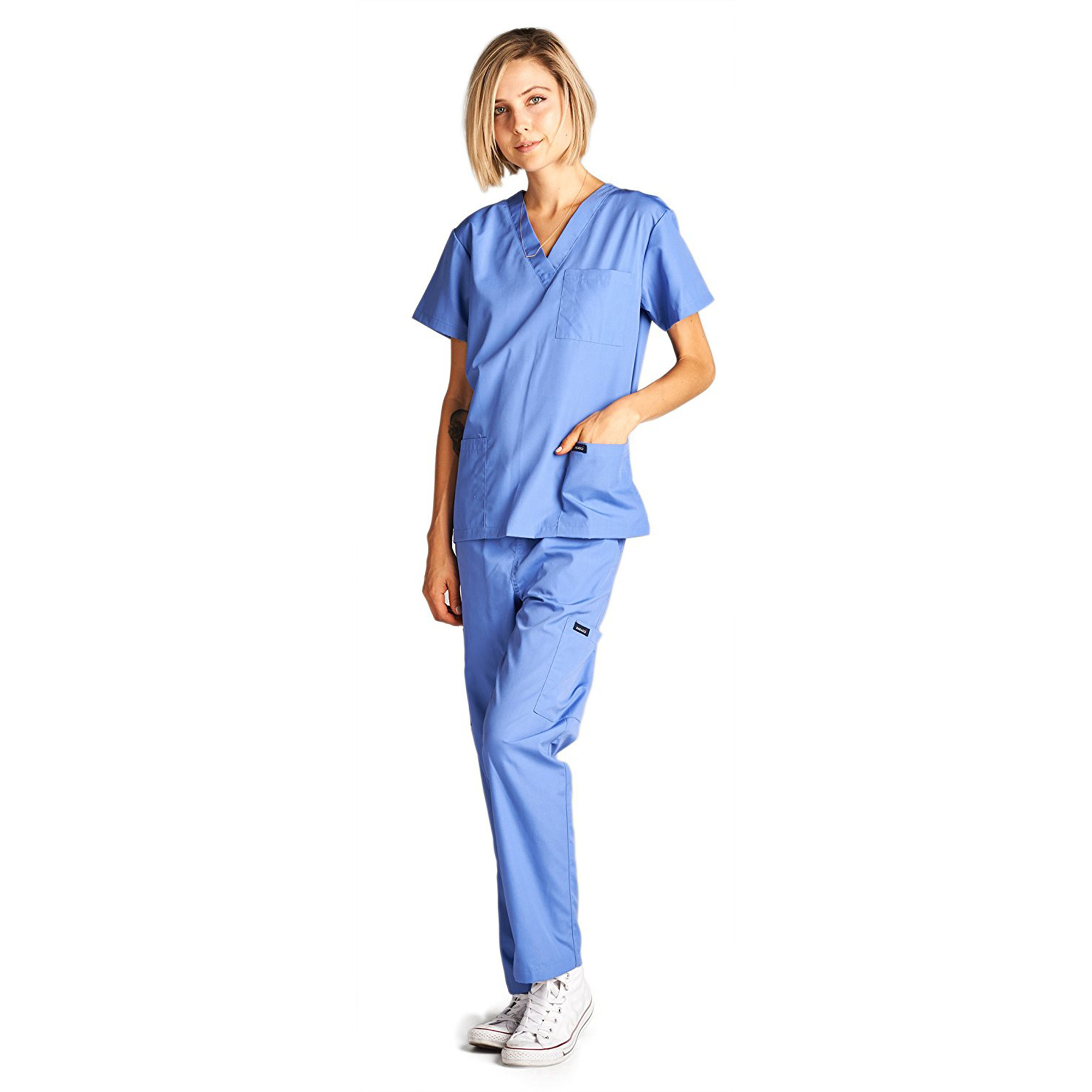 2022 Good Quality New Style Nurse Uniform Designs Scrub Suits Medical Scrubs for Nurses