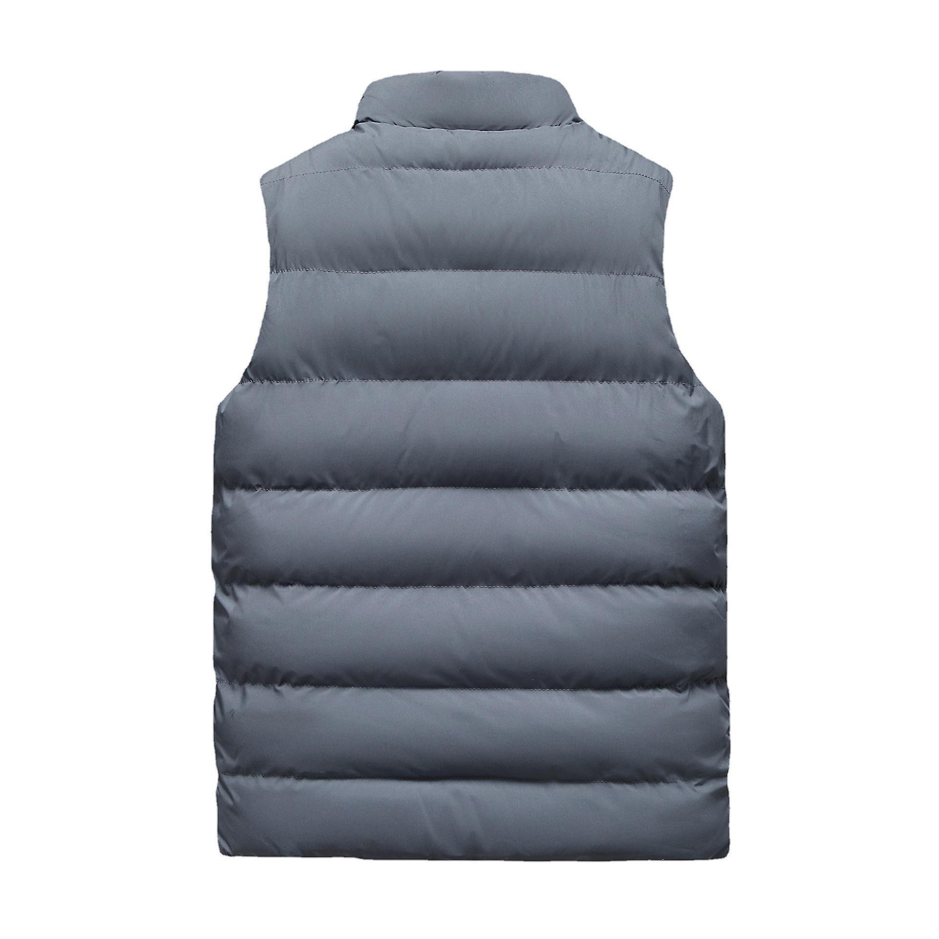 Men's Winter Warm Fleece Vest Casual Sleeveless Jacket Stylish Gents Puffer Vests