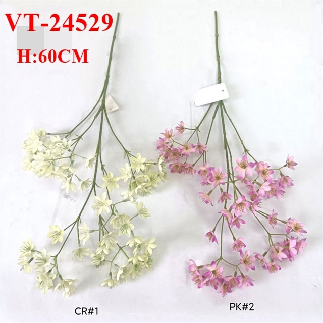 2024 NEWEST 60CM POLYESTER ARTIFICIAL MINI FLOWER SPRAY