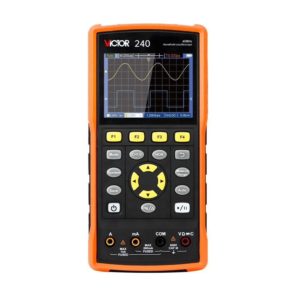 VICTOR 240 240S 270 270S 2102 2102S new Handheld Oscilloscope Multimeter Signal Generator oscilloscope bandwidth optional