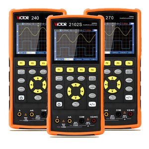 VICTOR 240 240S 270 270S 2102 2102S new Handheld Oscilloscope Multimeter Signal Generator oscilloscope bandwidth optional