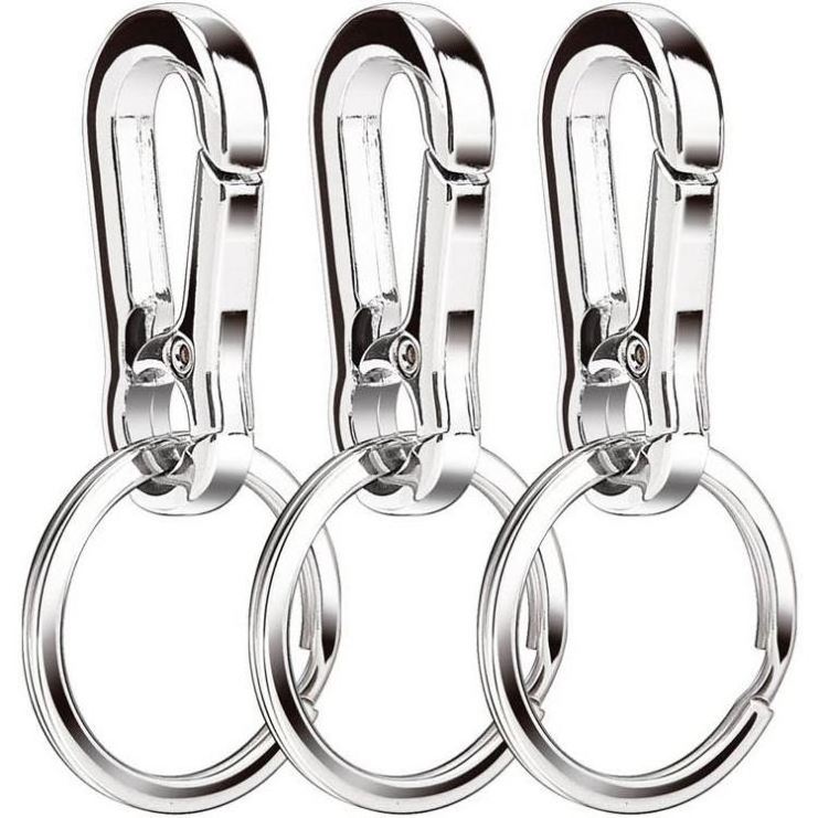 Keyring Metal Chains Ring chain in Bulk key Holder Organizer accessory stainless steel For Car