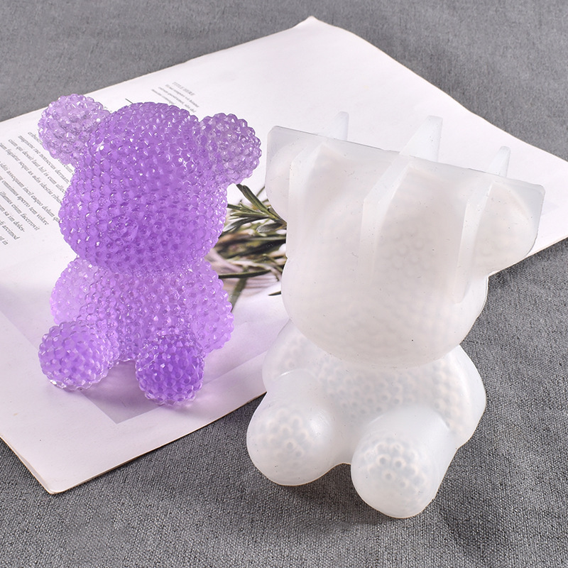 diy crystal drop glue mold lovely three-dimensional style animal table silica gel spot wholesale DIY gift