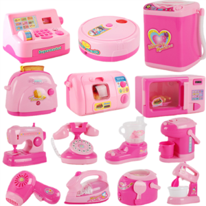 Simulate every kitchen mini small appliances series washing machine rice cooker many children's toys