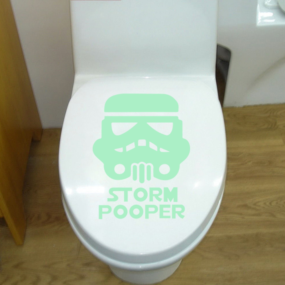 lvfan XYM015 Carved Star Wars Toilet with glow-in-the-dark stickers for living room bedroom bathroom