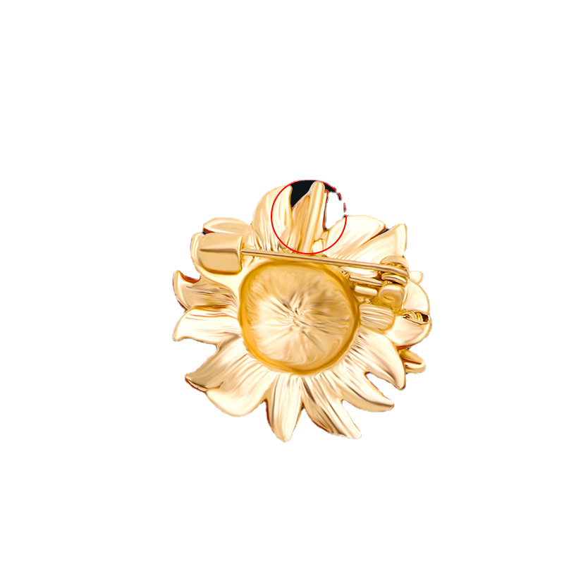 Fall High quality Fashion Smart Daisy Brooch Personality floral corsage accessories for women