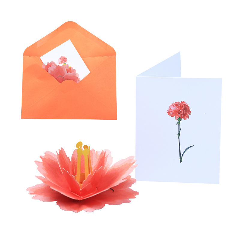 XINDUO 3D three-dimensional flower wall decoration small card Paper sticker