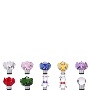 European crystal wine bottle stopper Bear rose vacuum sealing