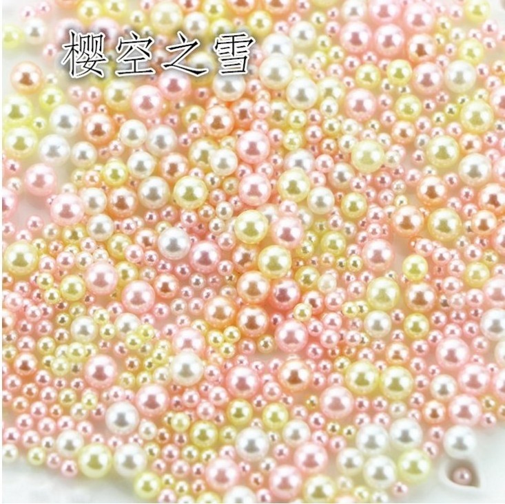 Mixed color pearl DIY Crystal Drop adhesive UV resin simulation sealer filled Slime paste