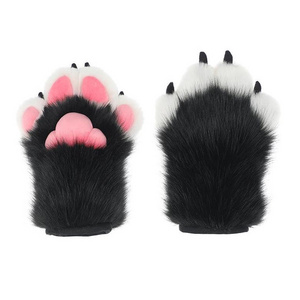 furry talons fursuit performs Comic-Con prop canine glove accessories