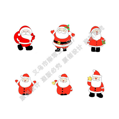 New Christmas Claus Snowman decoration accessories landscape stocking gift bells resin ornaments