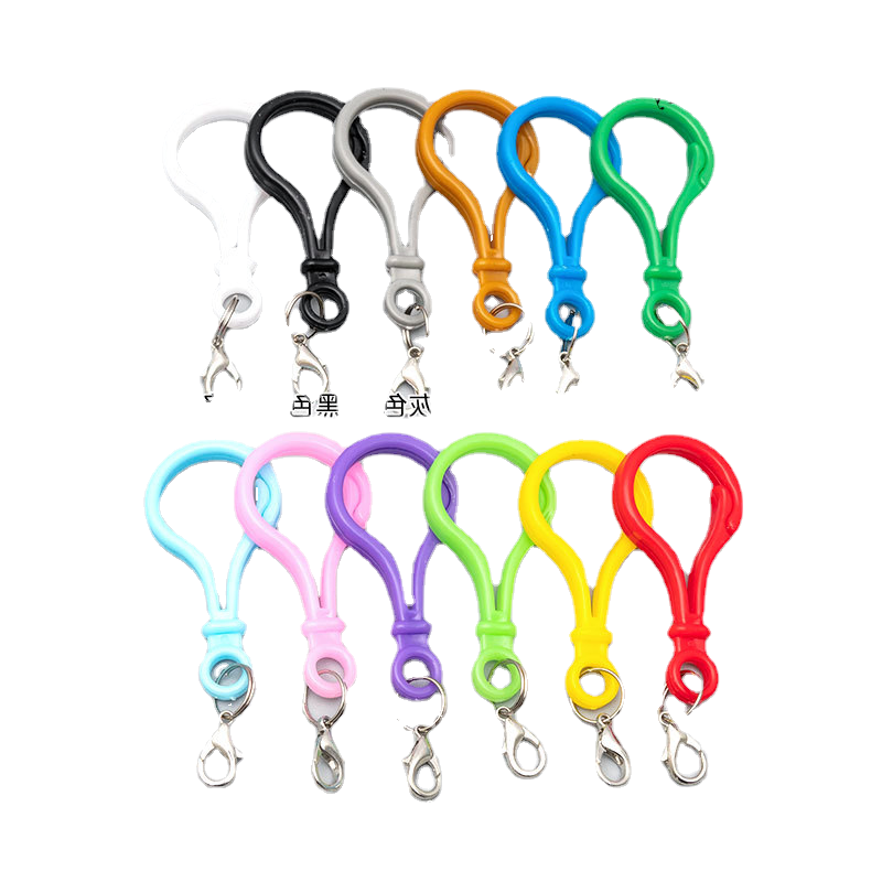 RTS diy accessories handmade materials hanging ornaments acrylic plastic lobster   double ring  hook keychain