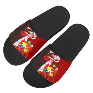 Custom Designer Polynesian Tonga Slippers Pvc Sole Mens Slippers Summer Beach Female Slide Sandals Best Supplier Cheap Wholesale