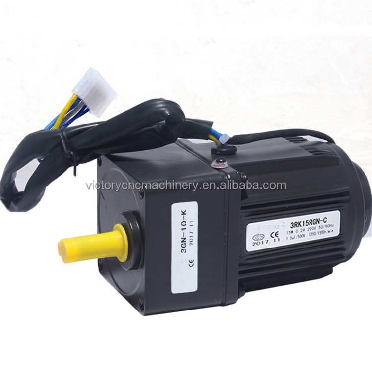 5-415RPM 220V 15W Ratio 1:3-1:300 3RK15GN-C AC Gear Speed Motor Induction Gear Motor For Speed Control With US-52 Controller