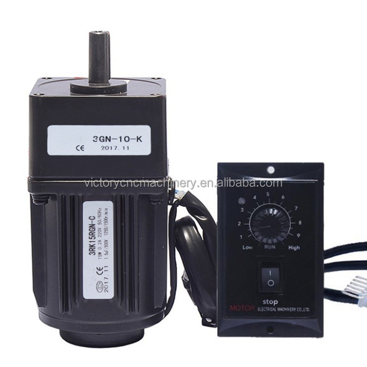 5-415RPM 220V 15W Ratio 1:3-1:300 3RK15GN-C AC Gear Speed Motor Induction Gear Motor For Speed Control With US-52 Controller